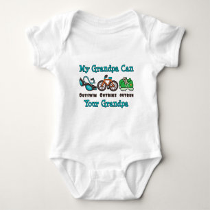 Grandpa Outswim Outbike Outrun Triathlon Baby Body Bodysuit
