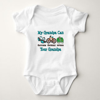 Grandpa Outswim Outbike Outrun Triathlon Baby Body Bodysuit