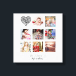 GRANDPA PHOTO COLLAGE GIFT PROUD GRANDAD CANVAS PRINT<br><div class="desc">Lovely keepsake gift for Grandpa, Grandfather, Papa featuring photo templates (your photos will automatically fit the space shown - for assistance contact LeahG Designer) and text fields. The background colour can be changed to suit Grandfather's own home decor, favourite colour. Gift for Grandparents Day, birthday, Christmas or other occasion as...</div>