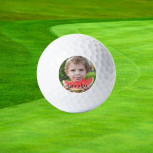 Grandpa Photo  Golf Balls