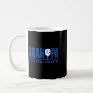 Grandpa Pickleball Sport Style Paddle Player Coffee Mug