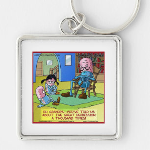 Grandpa Prozac Funny Gifts, Tees, Mugs, Cards Etc Key Ring