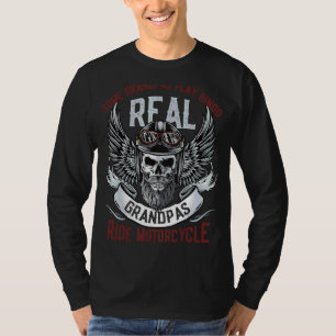 Grandpa Ride Motorcycle Biker Biking Motorcycling T-Shirt