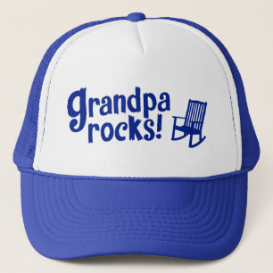 Grandpa Rocks Trucker Hat