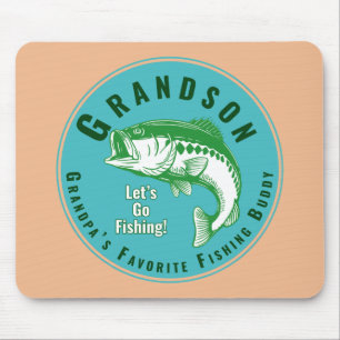 Grandpa’s Favourite Fishing Buddy Mouse Pad