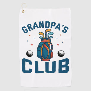 Grandpa’s Golf Club Gift Funny Towel
