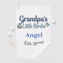 Grandpa’s Little Birdie Baby Keepsake Golf Ball