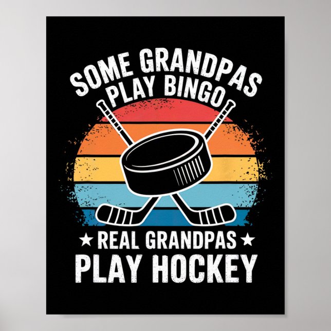 Grandpa’s Play Hockey  Poster (Front)