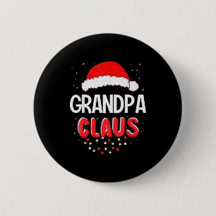Grandpa Santa Claus Christmas Matching Costume  6 Cm Round Badge