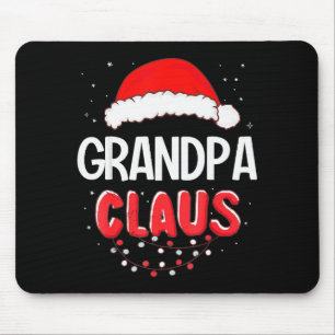Grandpa Santa Claus Christmas Matching Costume Mouse Pad