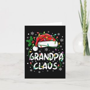 Grandpa Santa Claus Family Christmas Squad Crew Ma Card