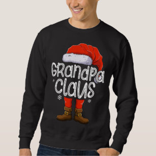 Grandpa Santa Claus Matching Christmas Family X-ma Sweatshirt