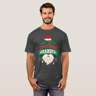 Grandpa Santa Merry Christmas Family Matching T-Shirt