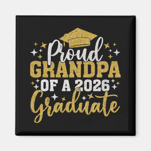 Grandpa Senior 2026 Proud Grandpa Of A 2026 Gradua Magnet