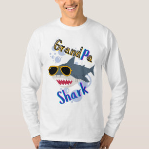 Grandpa shark, cool with eyeglasses T-Shirt