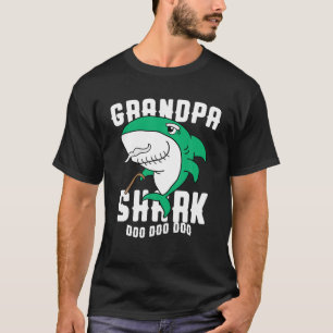 Grandpa Shark Funny Grandfather Father Day Gift T-Shirt