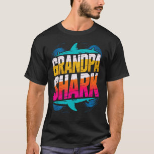 Grandpa Shark Funny Shark matching Family for Men T-Shirt