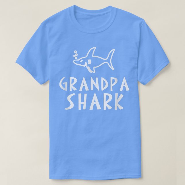 Grandpa Shark  T-Shirt (Design Front)