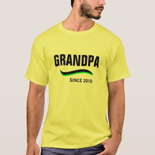 GRANDPA--Since 2010 T-Shirt (Front)