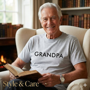Grandpa Statement T Shirt Customisable Text Design