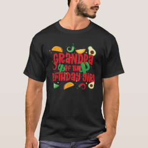 Grandpa Taco Twosday Fiesta Taco Birthday Theme Gi T-Shirt