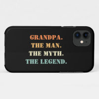 Grandpa The Man The Myth The Legend Father's Day