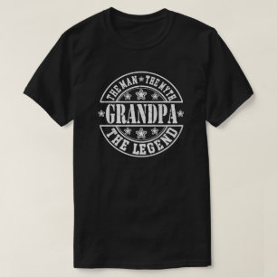 Grandpa The Man The Myth The Legend Father's Day T-Shirt