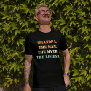 Grandpa The Man The Myth The Legend Father's Day T-Shirt