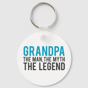 Grandpa, the Man, the Myth, the Legend Key Ring