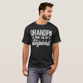 Grandpa The Man, The Myth, The Legend T-Shirt (Front Full)