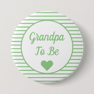 Grandpa To Be Baby Shower Button