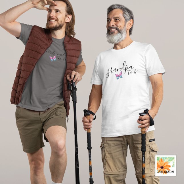 grandpa to be Gender reveal party matching T-Shirt (Creator Uploaded)