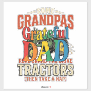 Grandpa Tractor Vintage Farm Nap Shirt Design_1
