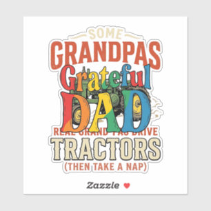 Grandpa Tractor Vintage Farm Nap Shirt Design_1