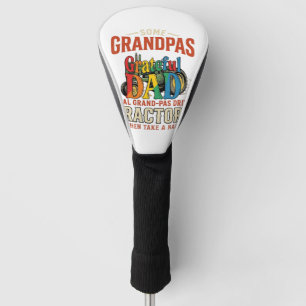 Grandpa Tractor Vintage Farm Nap Shirt Design_1 Golf Head Cover