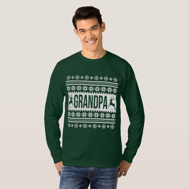 Grandpa Ugly Christmas Sweater (Front Full)