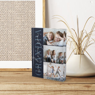 Grandpa We Love You 3 Photo Block