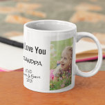 Grandpa We Love You Personalized Photos Coffee Mug<br><div class="desc">Celebrate Grandpa with this custom photo and signature names design. You can add two photos of a grandchild or grandchildren, personalize the expression to "I Love You" or "We Love You, " and personalize whether he is called "Grandpa, " "Pop Pop, " etc. You can also add the grandchild's or...</div>