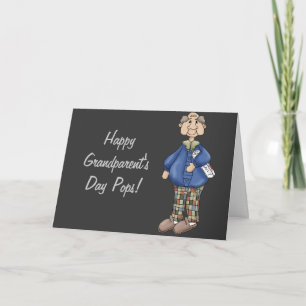 Grandpa with Newspaper Design Card