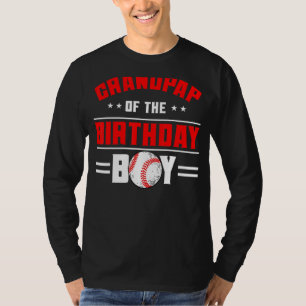 Grandpap Of The Birthday Boy Baseball Theme Family T-Shirt