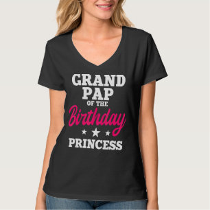Grandpap Of The Birthday Princess Party Bday Celeb T-Shirt