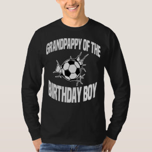 Grandpappy Of The Birthday Boy Soccer Ball Team Bd T-Shirt