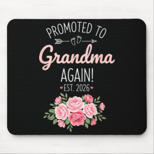 Grandparent Promoted To Grandma Again Est. 2026, N Mouse Pad