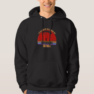 Grandparent Rather Be Watching Skydive Grandkids Hoodie