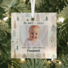 Grandparents 1st Christmas, Baby Photo Keepsake