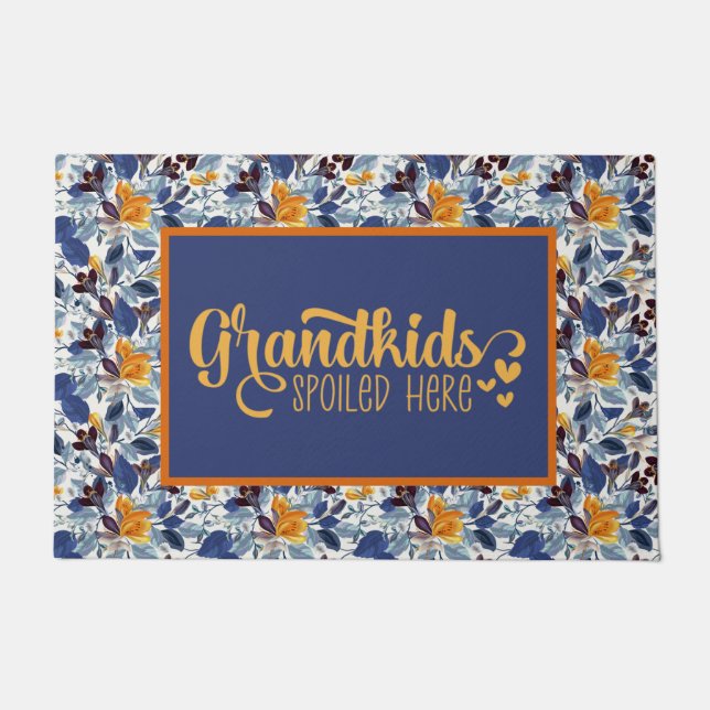 Grandparents And Grandkids  Doormat (Front)
