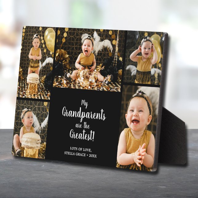 Grandparents are the Greatest Photo Collage Plaque (Creator Uploaded)