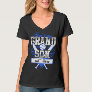Grandparents Baseball Grandson Baseball Player T-Shirt