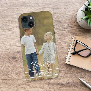 Grandparents Calligraphy Script Photo Personalised iPhone 13 Case