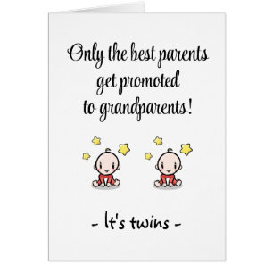Grandparents Congratulations Cards On Twins
